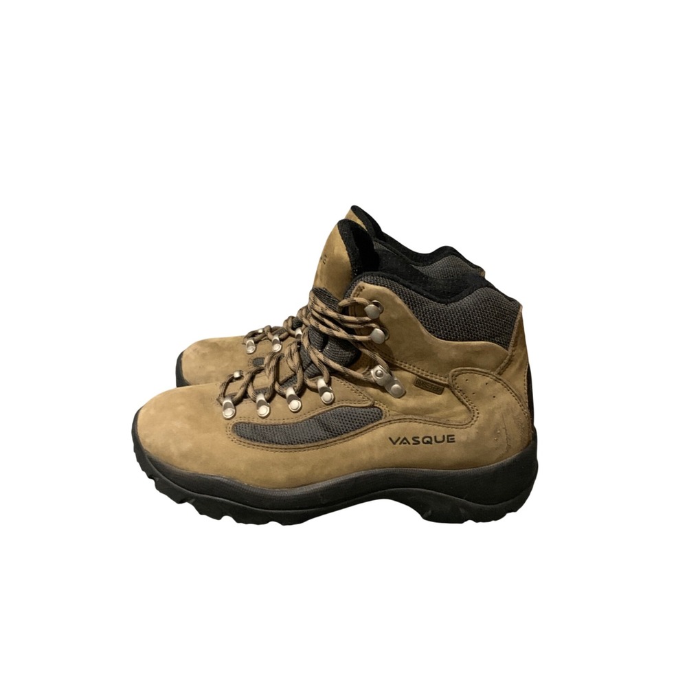 Vasque Womens Gore-Tex Hiking Boots Tan Suede Skywalk Outsole Size 8